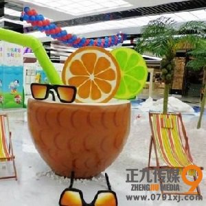 商场夏季美陈装饰点
