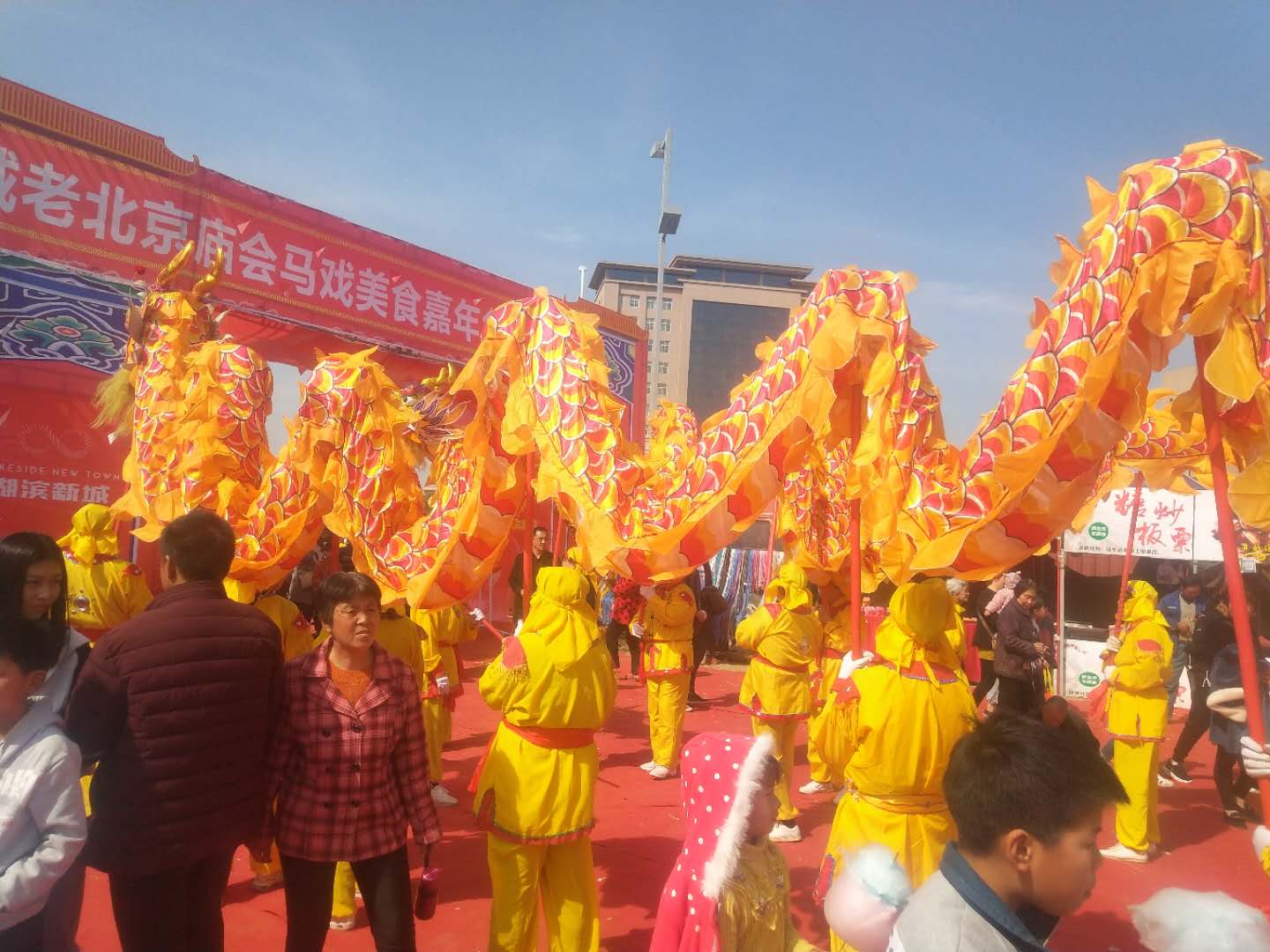 2019汝南老北京庙会马戏美食嘉年华现场